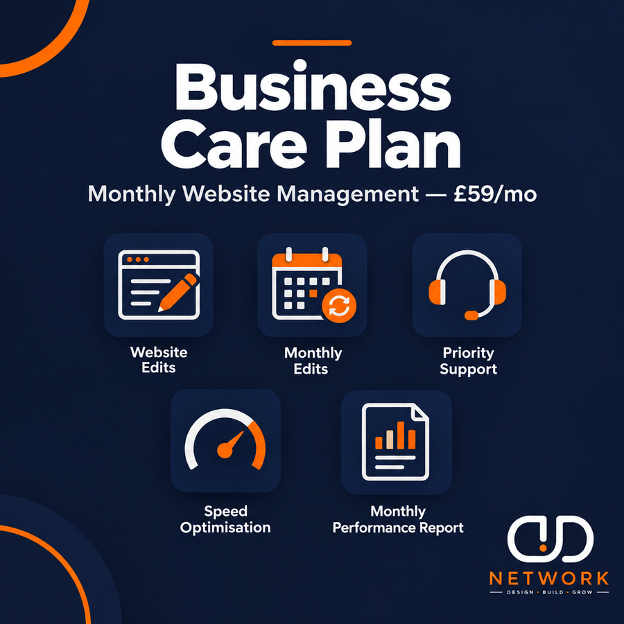 Business Website Care Plan