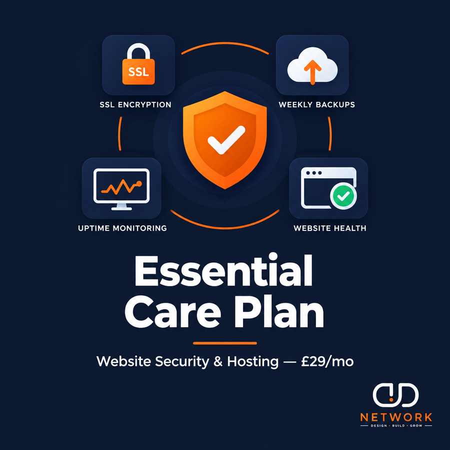 Essential Website Care Plan