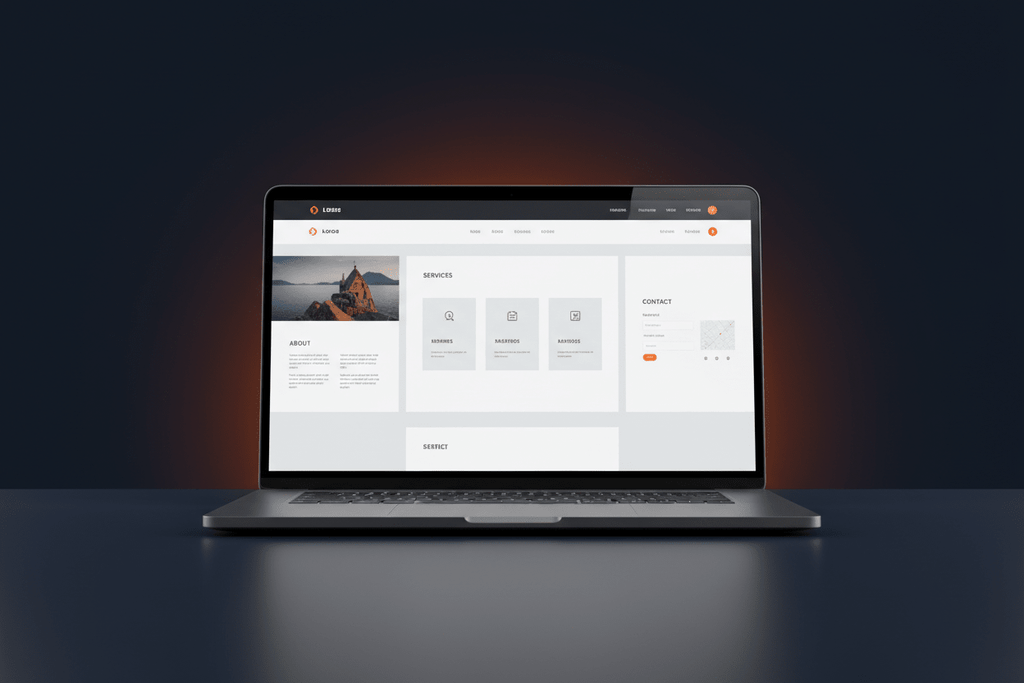 Extra Pages add-on by DD Network — laptop showing multiple custom website page layouts