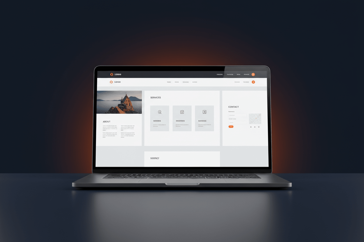 Extra Pages add-on by DD Network — laptop showing multiple custom website page layouts