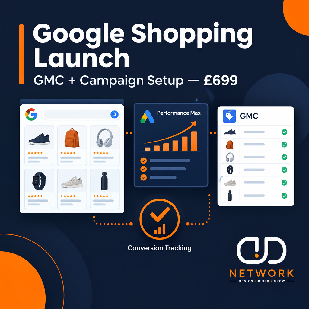 Google Merchant Centre + Shopping Campaign Launch