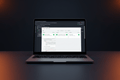Google Tag Manager Setup service by DD Network — laptop showing GTM interface with GA4, Google Ads and Meta Pixel tags configured