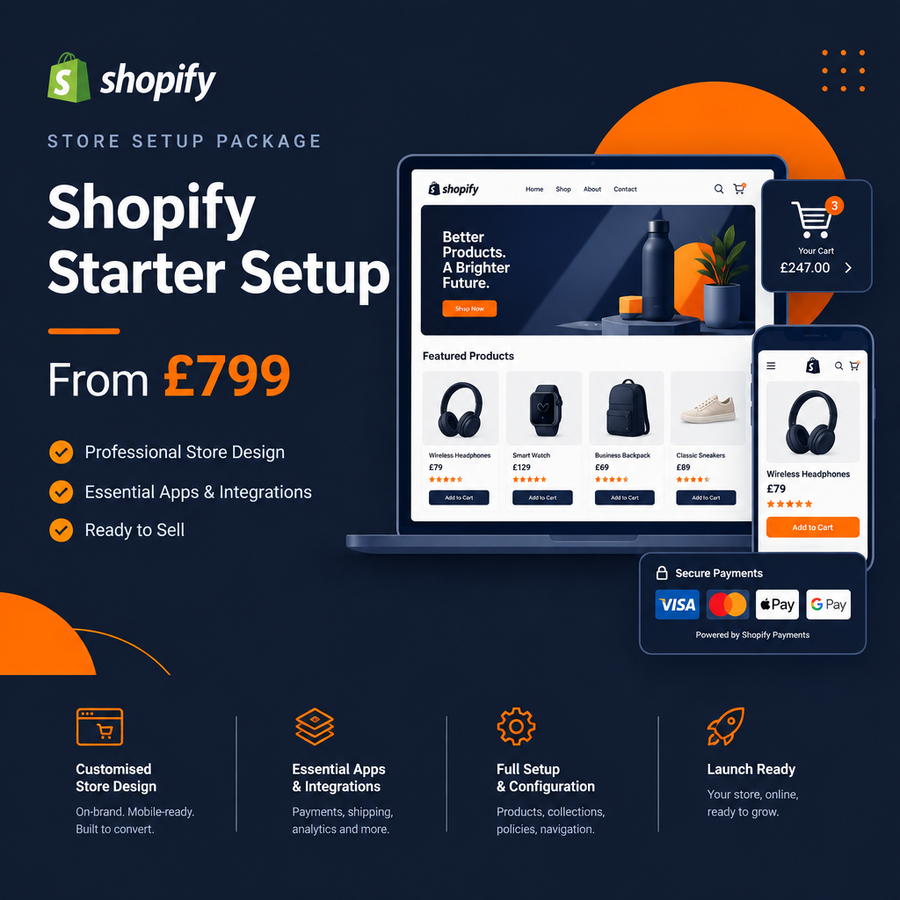Shopify Starter Store Setup Package