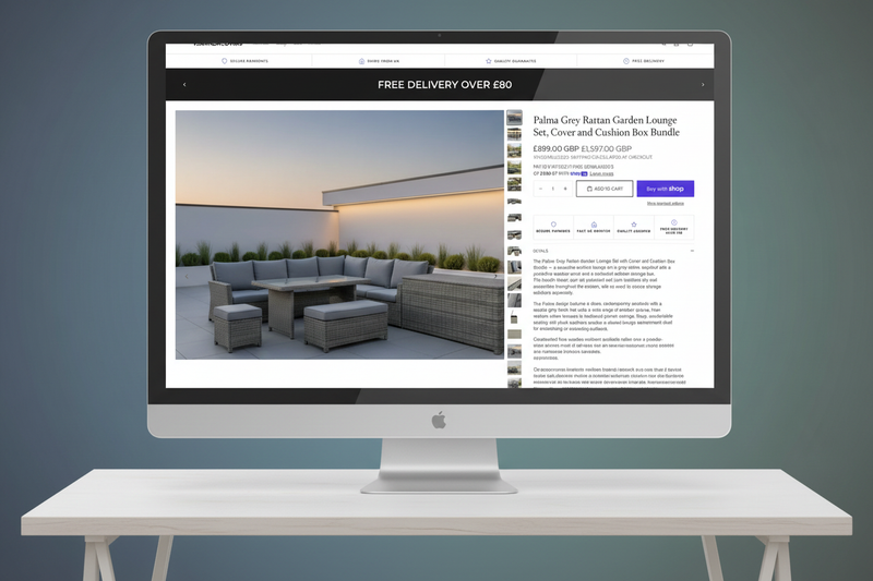 VerandaCovers Store Mockup